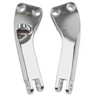 قاعدة فوت كروم اسود بيقز للراكب لدراجات هارلي داين...