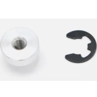 طقم صامولة تثبيت المقعد الخلفي باللون الفضي لدراجا...