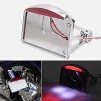 قاعدة لوحة جانبية مع اضائه ليد كروم اسود لدراجات ه...