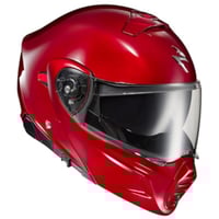 خوذة سكوربيون EXO-GT930 المتحولة باللون الكرزي الأ...