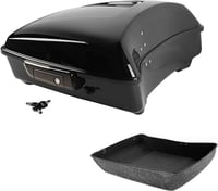 تورباك شوبد مقاس وسط اقفال اسود لدراجات هارلي تورن...