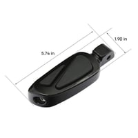 فوت بيقز اسود لدراجات هارلي تورينق سوفتيل داينا سب...