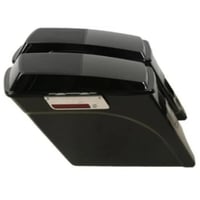 سدل باق اكستندد 5 انش اسود لامع اقفال كروم مع غطاء...