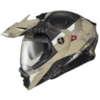 خوذة سكوربيون EXO AT960 توب جرافيك رملية باللون ال...