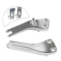 قاعدة فوت كروم اسود بيقز للراكب لدراجات هارلي داين...