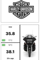 حساس هواء الاطارات من FOBO اسود / رصاصي للراجات ال...