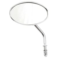 مرآة كروم بيضاوي جذع طويل من Harddrive لدراجات هار...