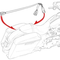 توصيلة تورباك اساسية لدراجات هارلي تورينق 2014-202...