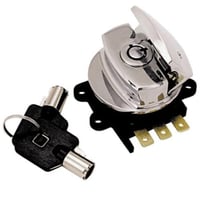 مفاتيح تشغيل كونتاكت لون كروم من MID-USA لدراجات ه...