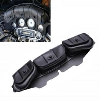 حقيبة للزجاج الامامي بثلاثة جيوب لدراجات هارلي تور...