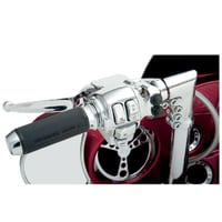 مجموعة أغطية مفاتيح كروم من Drag Specialties لهارل...