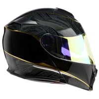 خوذة Z1R Solaris 2.0 المتحوله لون أسودلامع مع خطوط...