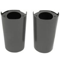 غطاء فوركات أمامية أسود من Drag Specialties لدراجا...