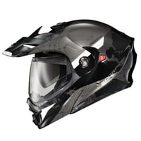 خوذة سكوربيون EXO-AT960 توب جرافيك باللونين الأسود...