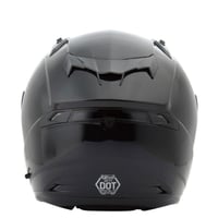 خوذة GMAX OF-77 مفتوحة الوجه باللون الأسود ثري كوا...