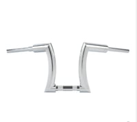 فات هاندل بار كروم اسود 14 انش رايزر 1.25 عرض 2 ان...