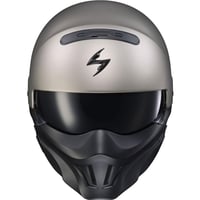 خوذة Scorpion Exo Covert مفتوحة الوجه باللون تيتان...