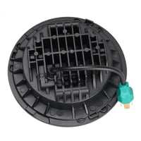 مصباح امامي ليد كروم / اسود ثنائي العدسات لدراجات...