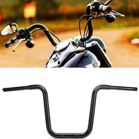 هاندل بار كروم اسود 12 انش رايزر 1.25 عرض 1.25 انش...