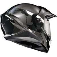 خوذة سكوربيون EXO-AT960 توب جرافيك باللونين الأسود...