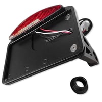 قاعدة لوحة جانبية مع اضائه ليد كروم اسود لدراجات ه...