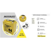 بطاريه MBTX16U Motobatt 12V AGM لدراجات Kawasaki 1...
