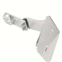 قاعدة لوحة باللون الأسود/الكروم للدراجات هارلي سوف...