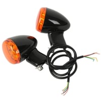 إشارات انعطاف كروم اسود خلفية عدسة متنوعه لدراجات...