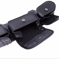 حقيبة للزجاج الامامي بثلاثة جيوب لدراجات هارلي أسو...