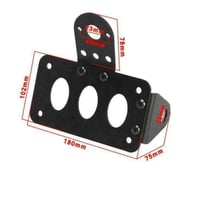 قاعدة لوحة جانبية لدراجات هارلي سوفتيل دينا سبوستر