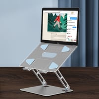 ستاند المونيوم سايجي للابتوب متعدد الوظائف - فضي