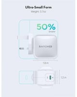 راف باور شاحن جداري بقوة 61 واط بتقنية بي دي - متو...