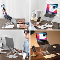 ستاند المونيوم سايجي للابتوب متعدد الوظائف - رصاصي