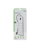 توصيلة بيلكن 8 منافذ طاقه بمنفذين USB