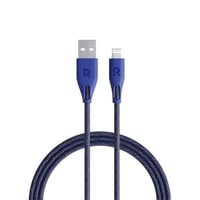 راف باور كيبل لايتننق 1.2 متر نايلون - متوفر أسود