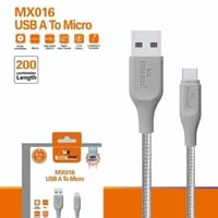 MOOGMAX -2M كيبل شحن قماشي من موج ماكس مايكرو يو ا...