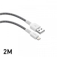 كيبل ايفون قماشي أبيض من ووبو - FB02