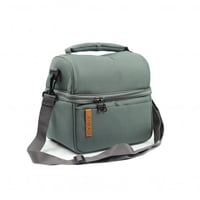 شنطة كفة لأدوات القهوة رمادي بعلامة تركواز