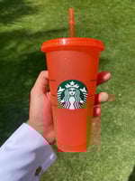 كوب ستاربكس لامع - يقطيني 710 مل