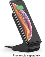 شاحن لاسلكي انكر باورويف مع حامل شحن سريع - اسود