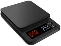 ميزان رقمي مؤقت للقهوة المختصة حتى 3 كيلوغرامات مع...