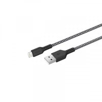 كيبل ايفون قماشي أسود من ووبو - FB02