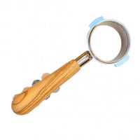 بورتفلتر إيطالي E61 خشبي فاتح بدون شورسكرين