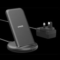 أنكر شاحن لاسلكي حامل باور ويف 2 حامل سنس أسود ذو...