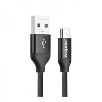 كيبل جالكسي أسود قماش - مايكرو يو اس بي - ام سي 06...