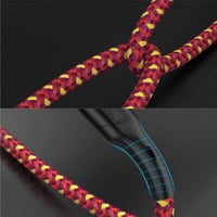 كيبل ايفون احمر قماشي سيرج - 1.2 متر