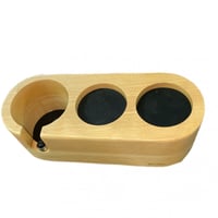 قاعدة خشبية لتنظيم أدوات الباريستا 51 MM