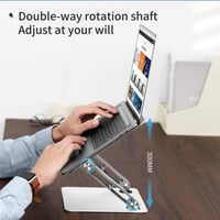 ستاند المونيوم سايجي للابتوب متعدد الوظائف - رصاصي