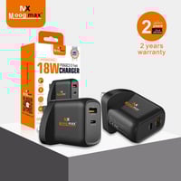 راس شاحن بيت مع مدخل USB و شحن سريع بقوة 20 واط