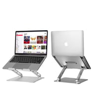 ستاند المونيوم سايجي للابتوب متعدد الوظائف - فضي